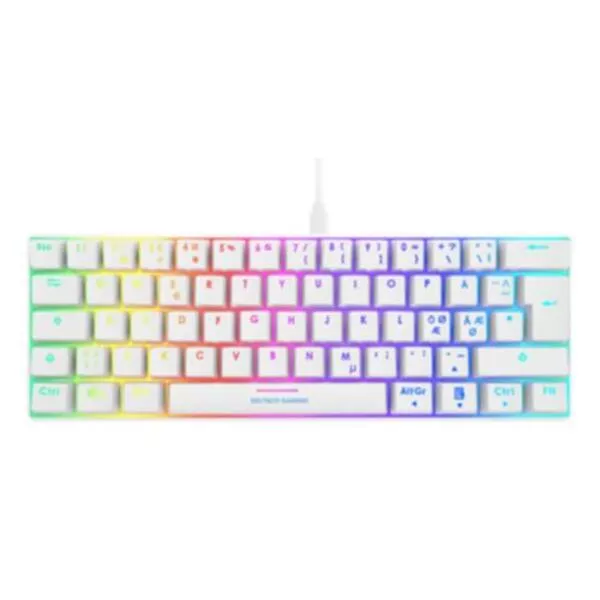 TKL Gaming Keyboard mech RGB - Weiss