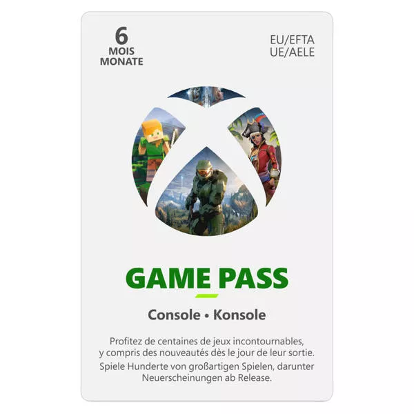 XBOX 6 mesi GamePass tedesco, francese [ESD]