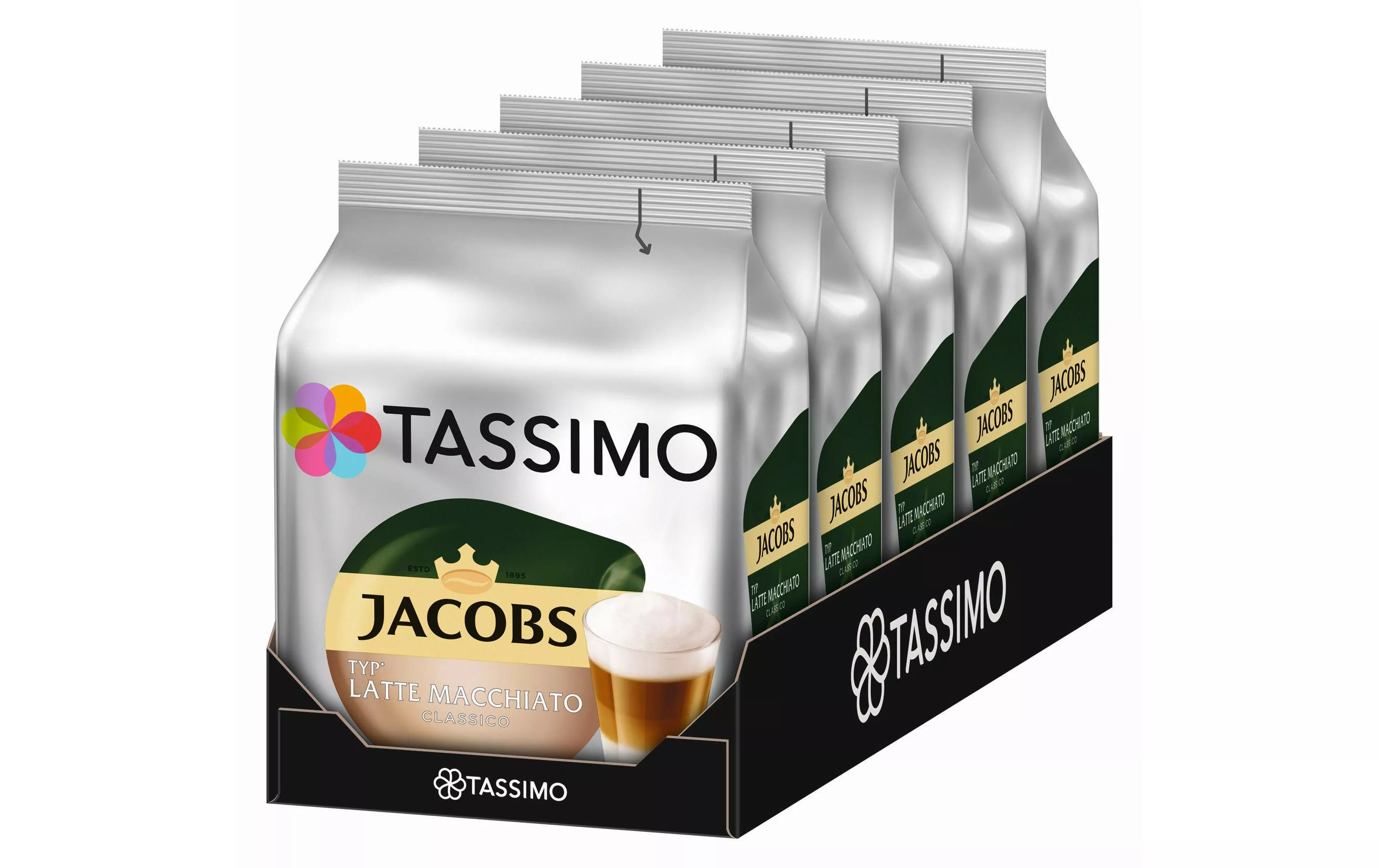 Kaffeekapseln T DISC Jacobs Latte Macchiato 40 Portionen
