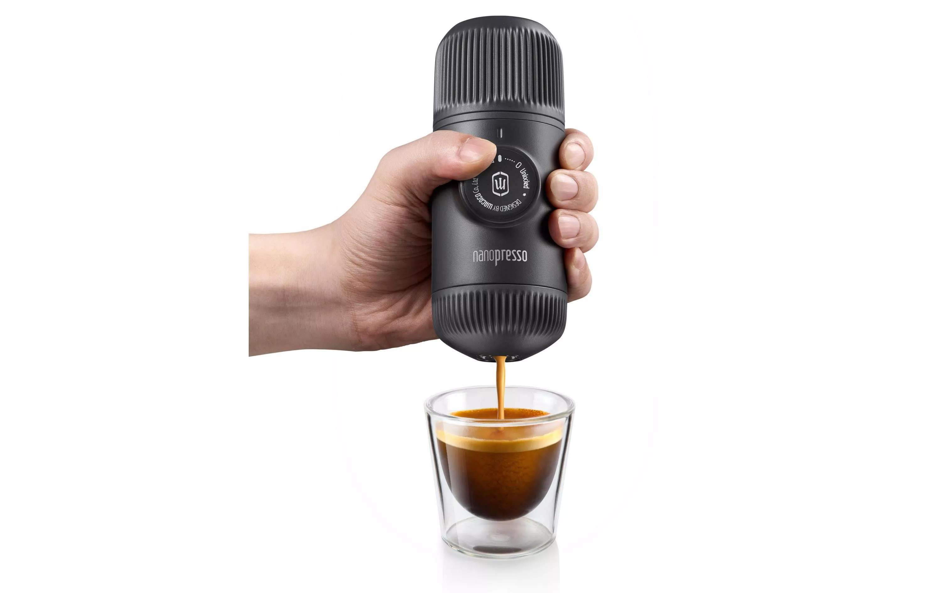 Travel Coffee Maker Nanopresso Black