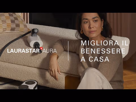 Video prodotto su Pulitore a vapore Laurastar Aura + cesto portaoggetti