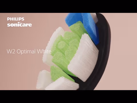 Vidéo de produit Optimal blanc W2 2pc HX6062/87 blanc 