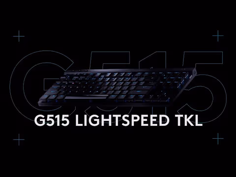 Vidéo de produit G515 LIGHTSPEED TKL Wireless - BLACK - CH - TACTILE 