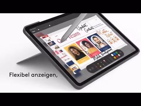 Vidéo de produit Combo Touch iPad Air 11" (M2) - OXFORD GREY - CH 