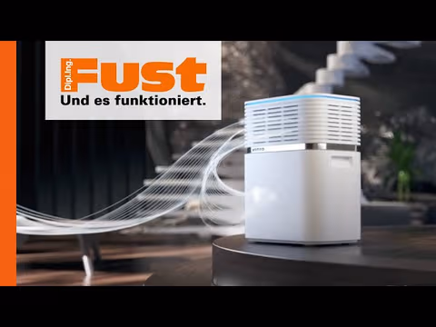 Produktvideo zu LW73 AeroStyle Luftbefeuchter Signalschwarz, 70 m2 