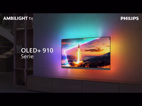 Produktvideo zu 55OLED910 - 55", 4K UHD OLED TV, Ambilight, Google TV, 2025 