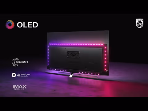 Vidéo de produit 55OLED807 - 55'', 4K UHD OLED TV, Ambilight, Android TV, 2022 