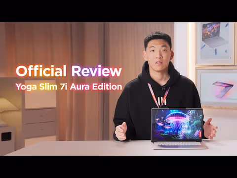 Produktvideo zu Laptop Yoga Slim 7 14ILL10 14", Intel Core Ultra 7, 16 GB RAM, 1 TB SSD 