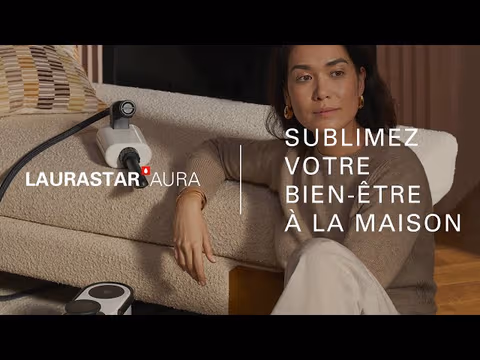 Vidéo de produit Nettoyeur à vapeur Laurastar Aura + panier de rangement