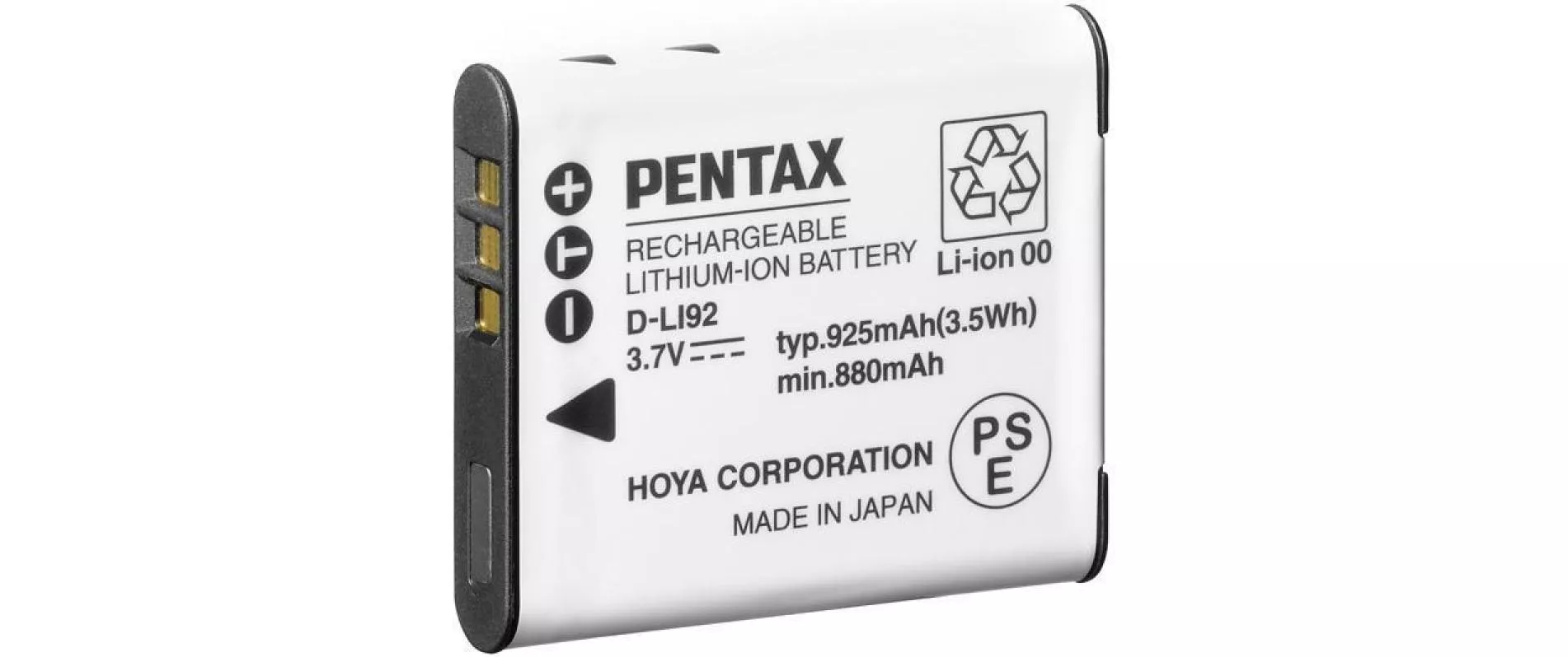 Batteria per fotocamera digitale Pentax D-LI92