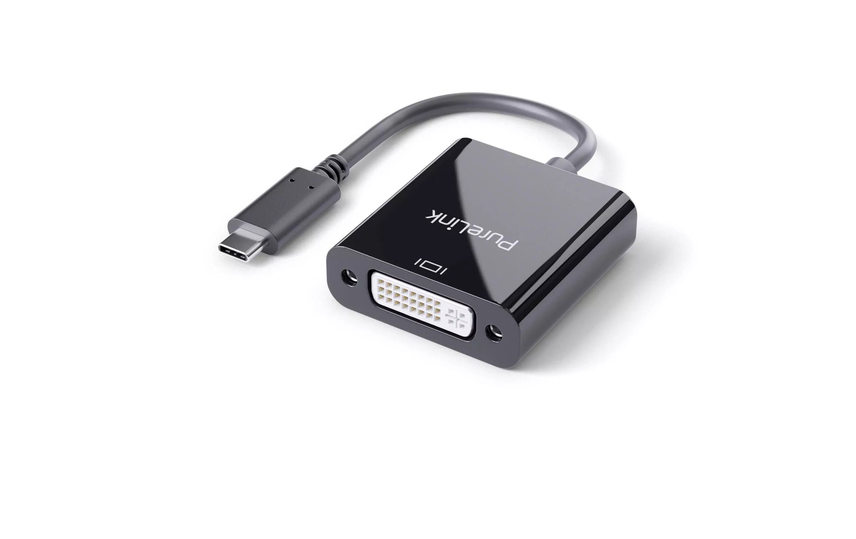 Adaptateur IS191 USB Type-C - DVI-I, Noir