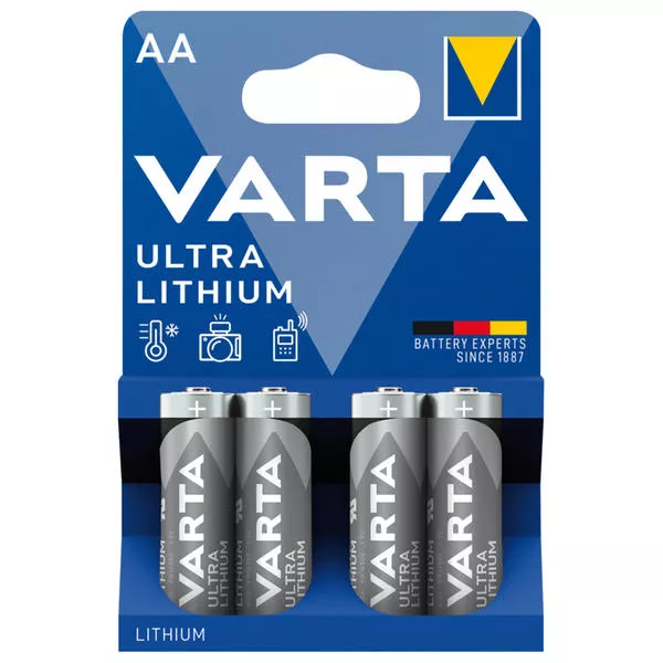 Lithium AA 4er - Batterie