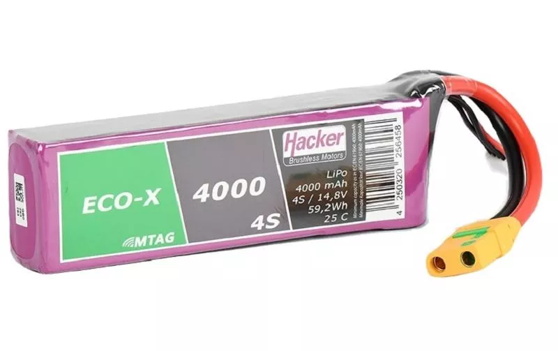 Batterie RC LiPo 4000 mAh 14.8 V 25C MTAG