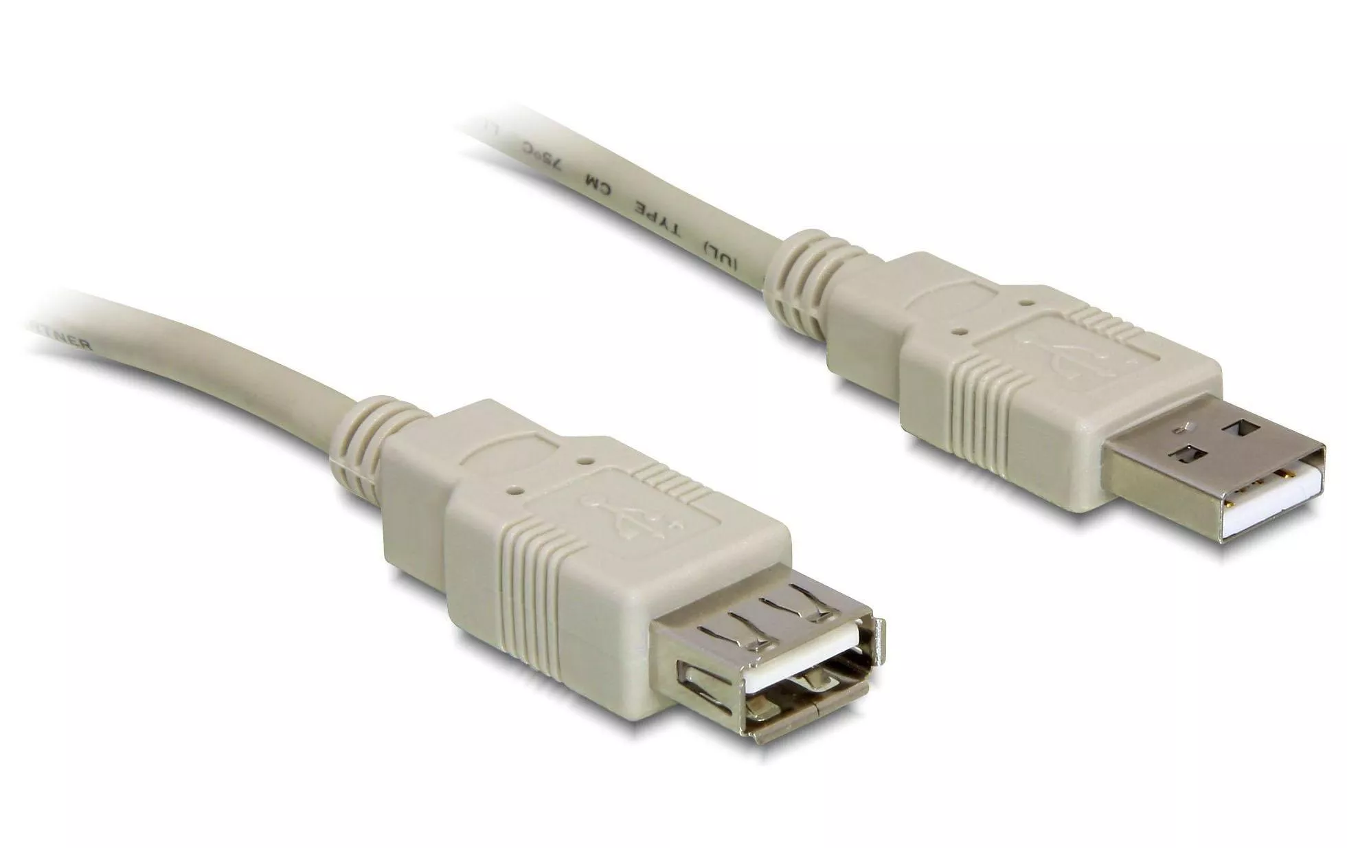 Câble de prolongation USB 2.0  USB A - USB A 1.8 m