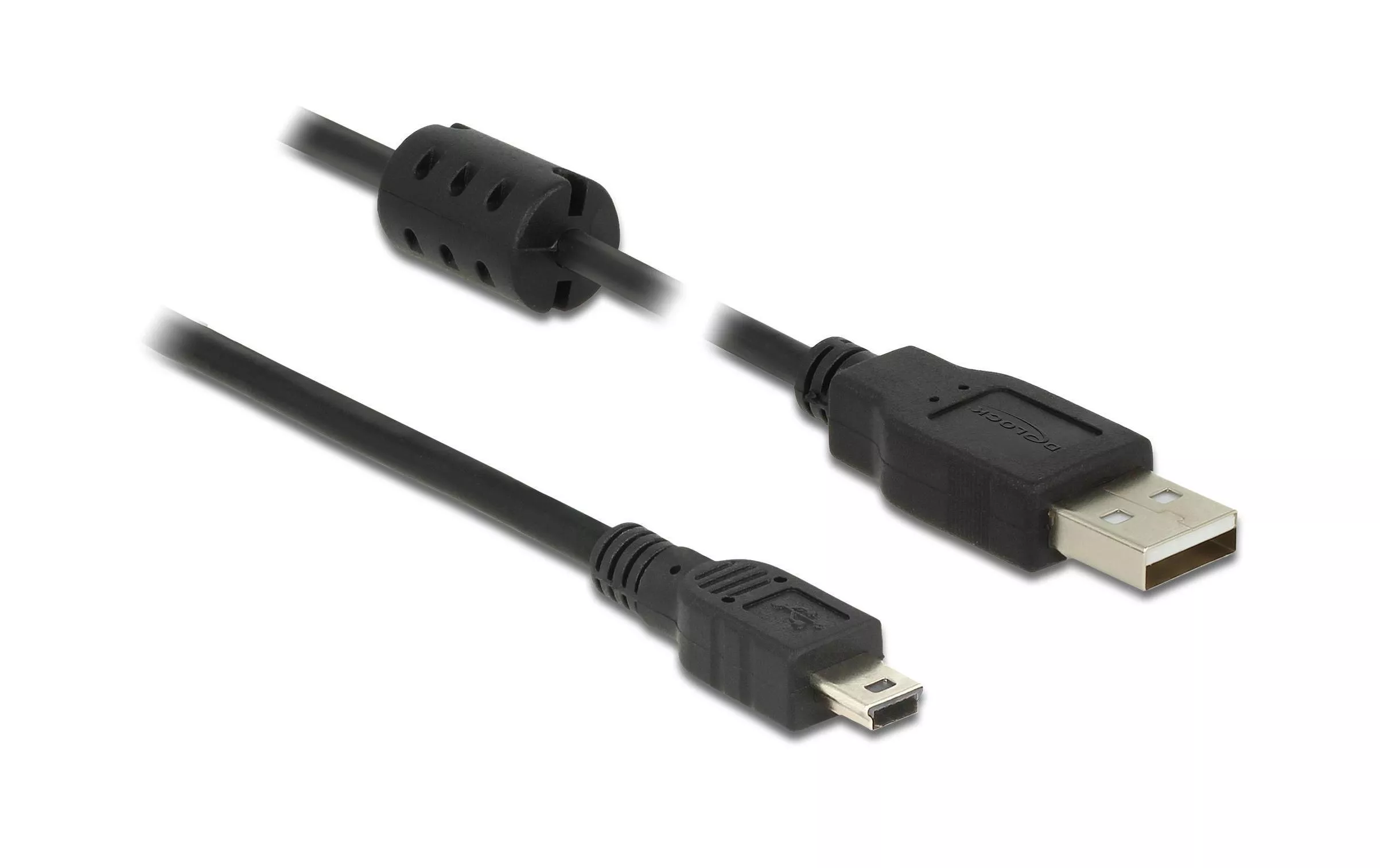 Câble USB 2.0 avec noyau de ferrite USB A - Mini-USB B 1 m