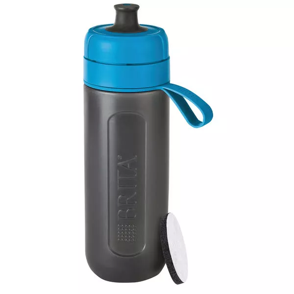 bottiglia con filtro per acqua attiva blu/nero - Brita Bottiglia