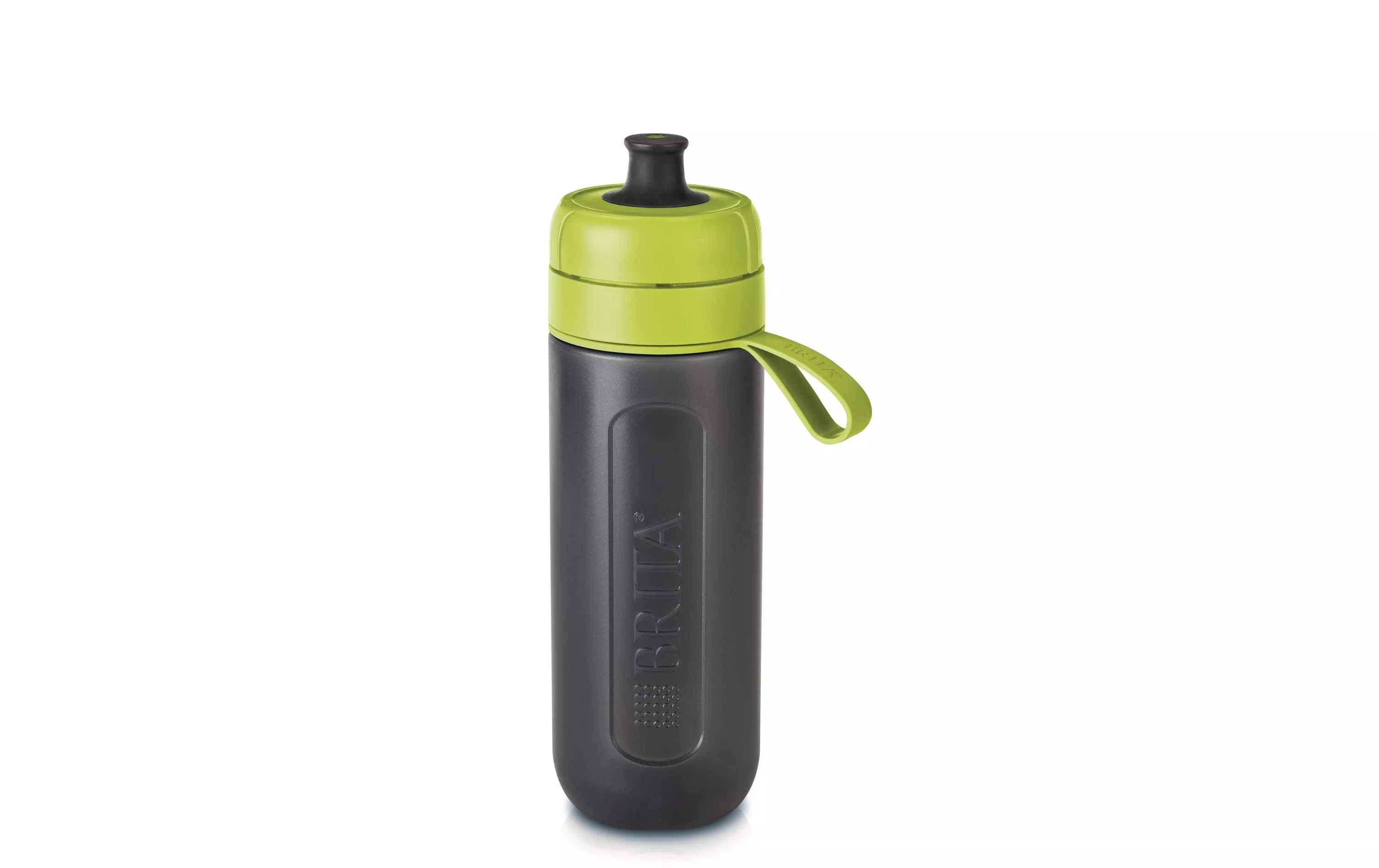 Bottiglia con filtro per l\'acqua attivo verde/nero