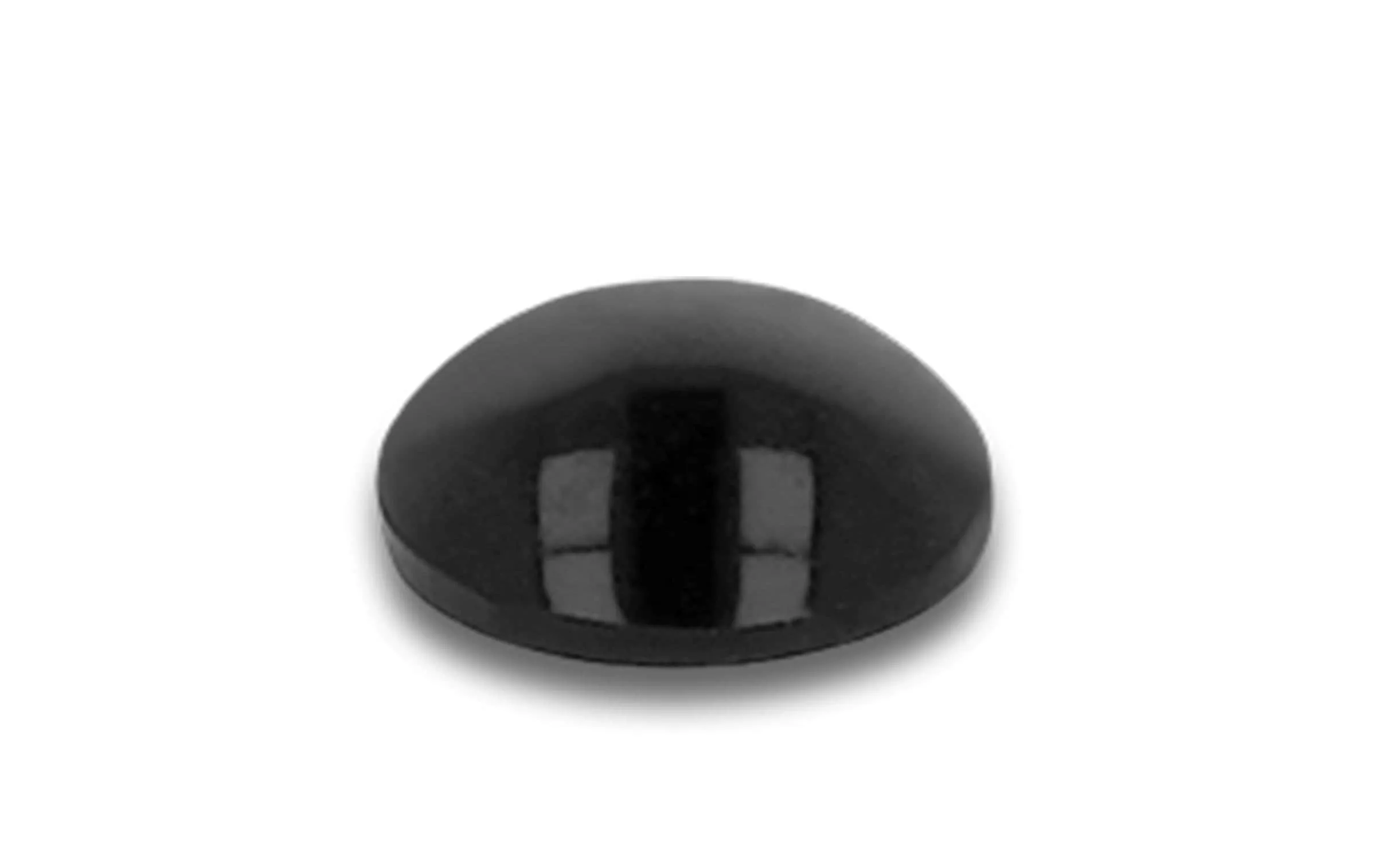 Gummifüsse 6 x 2mm rund, selbstklebend, 80 Stück, schwarz