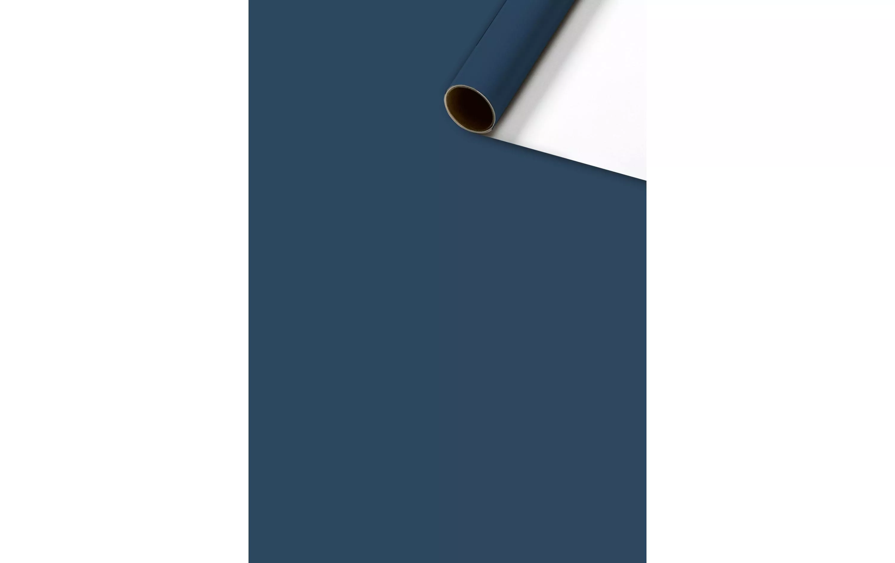 Papier cadeau Couleur Bleu foncé, 70 cm x 2 m