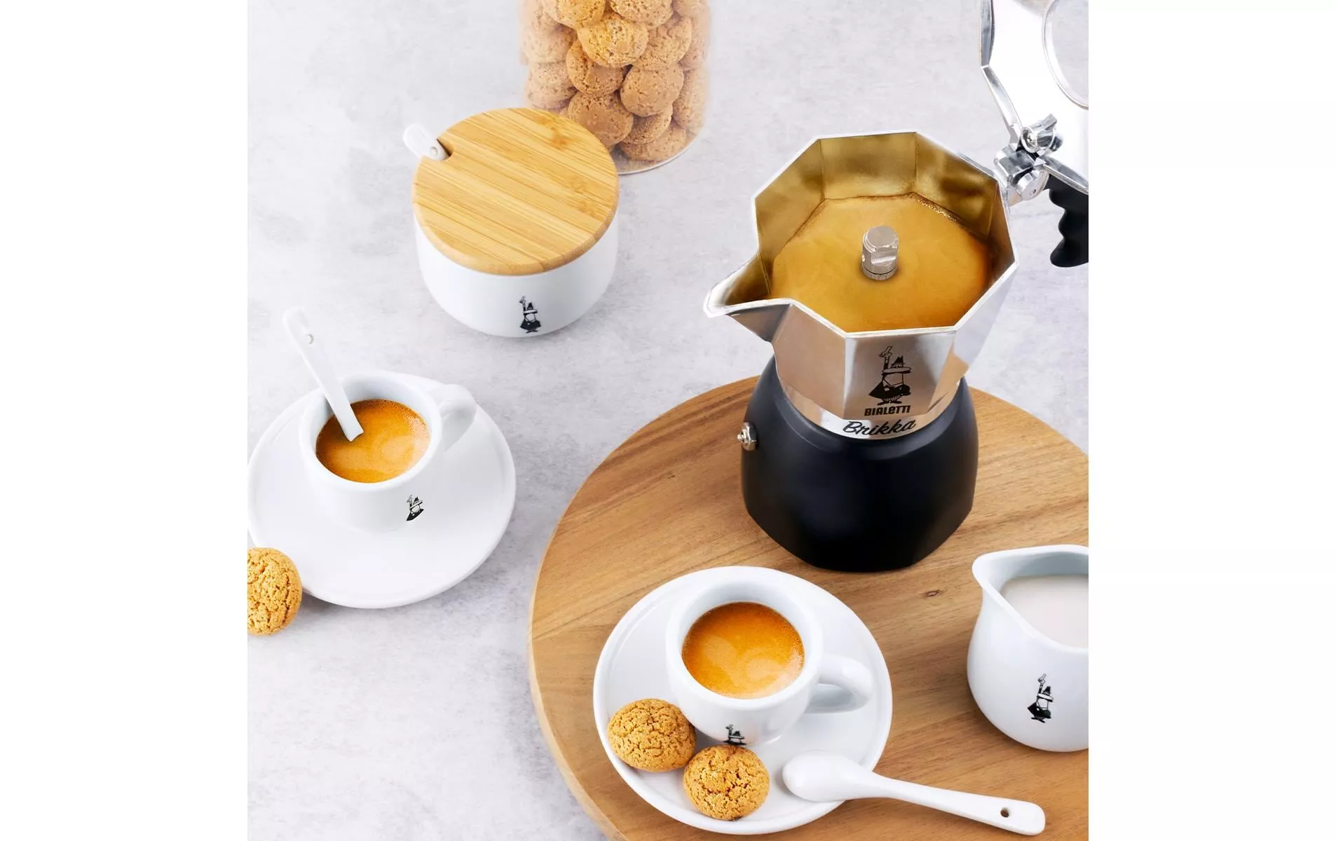Cafetière italienne New Brikka 2 tasses, Argenté - Pot à espresso