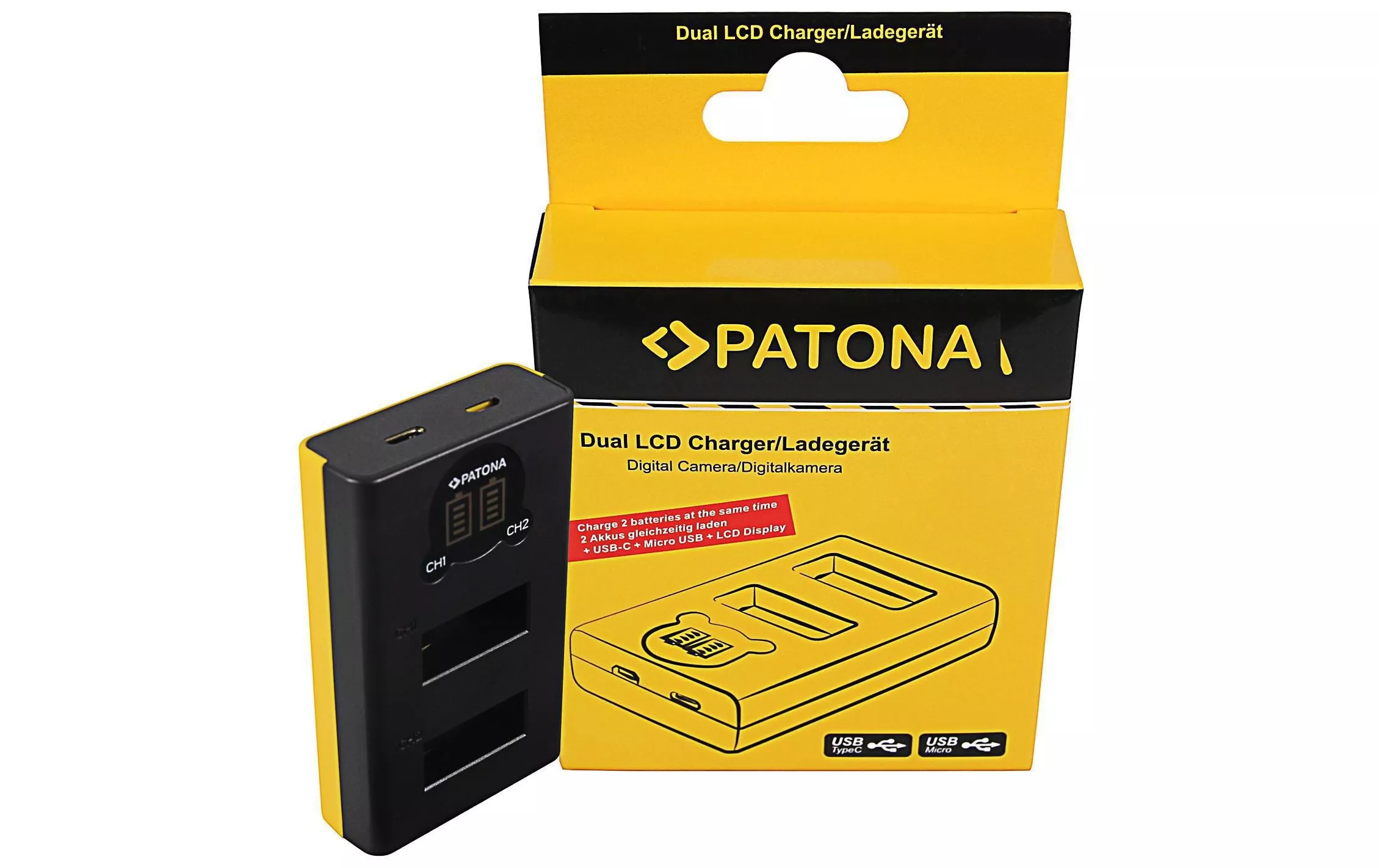 Caricabatterie Patona Dual GoPro Max