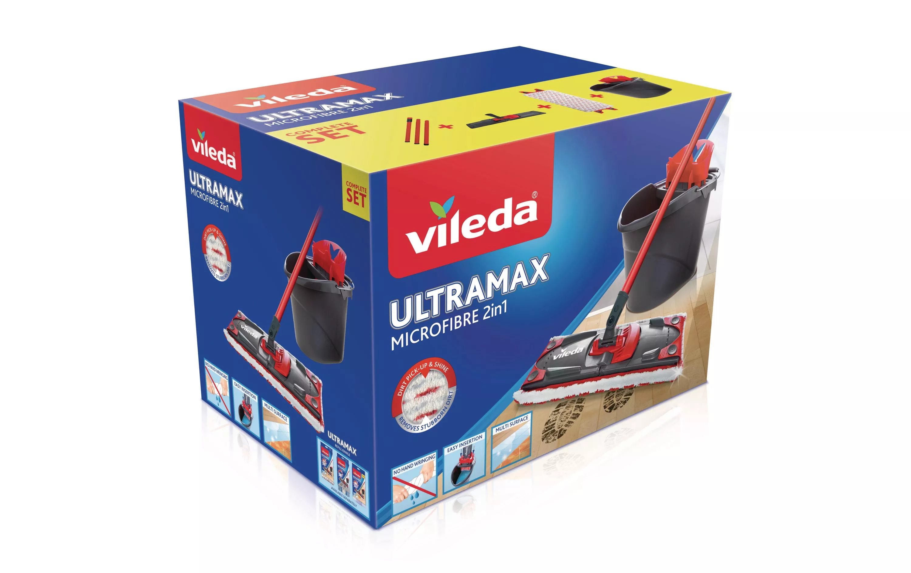 Balai plat UltraMax 2 en 1 Kit complet