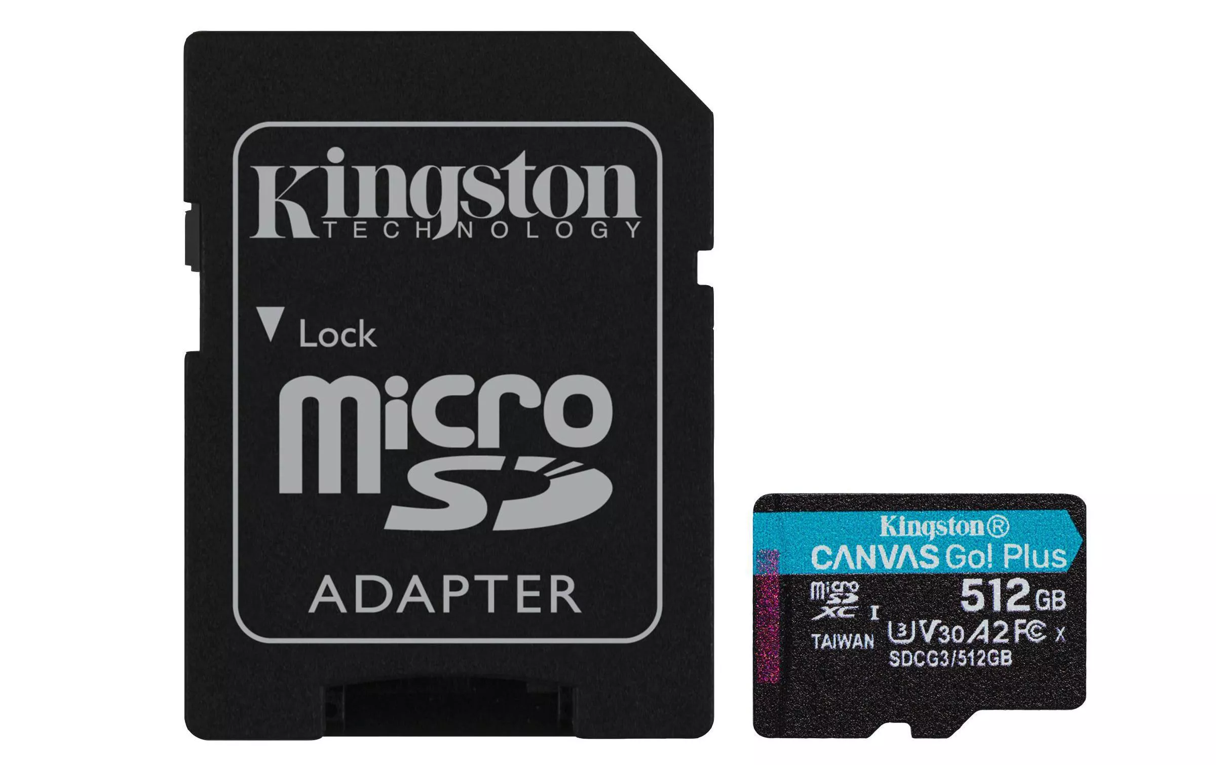 Scheda microSDXC Kingston Canvas Go! Più 512 GB