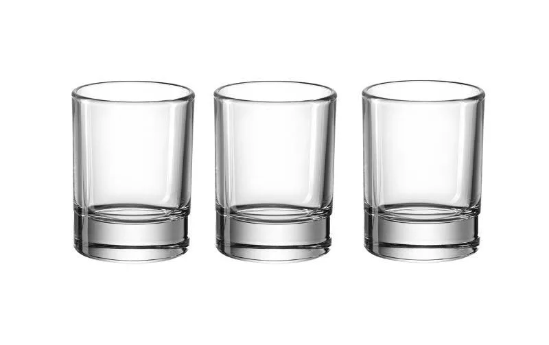 Schnapsglas Gala 40 ml, 3 Stück, Transparent 