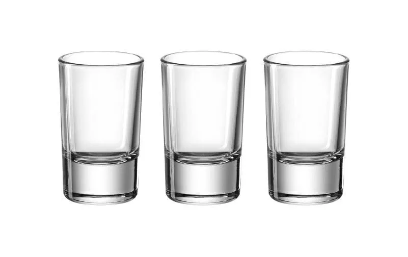 Schnapsglas Basic 40 ml, 3 Stück, Transparent 