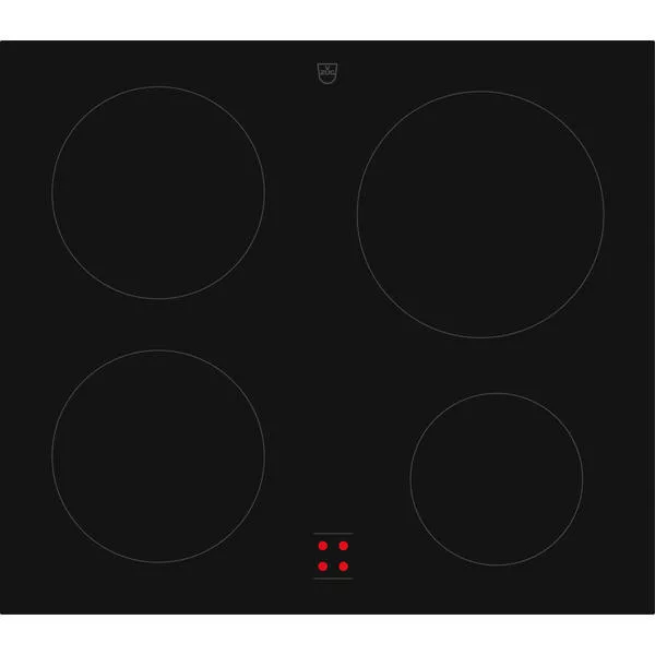 CookTop V400 4 Kochzonen, BlackDesign