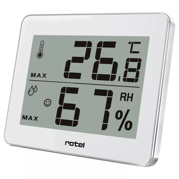 Mini thermomètre-hygromètre - les 4 - Acheter Chauffage, ventilation -  L'Homme Moderne