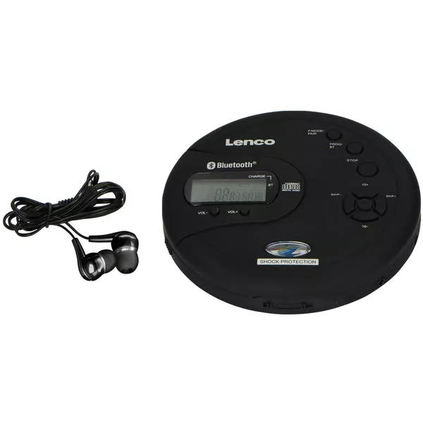 CD-300 black - CD Player, Bluetooth - MP3