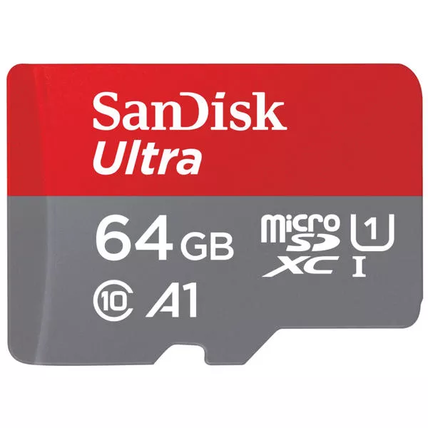 Ultra microSDHC 64GB - 120MB/s, U1, UHS-I