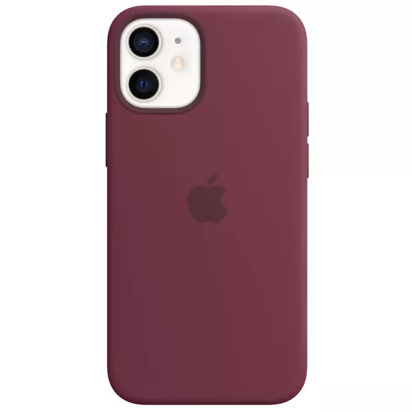 iPhone 12 mini Silicone Case Plum