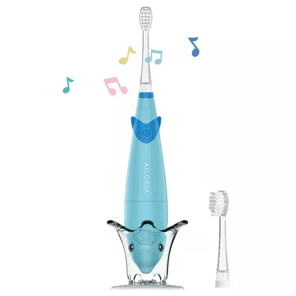 BUBBLE BRUSH brosse à dents sonique incl. 2x têtes de brosse bleu