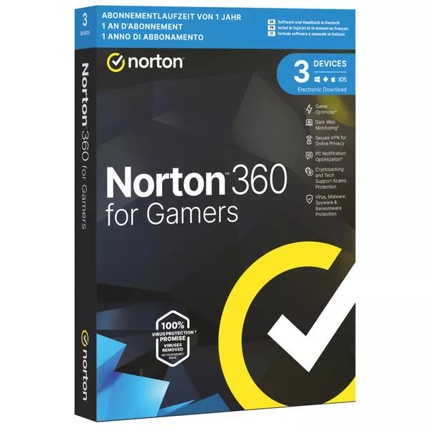 360 for Gamers 50GB 3 Device 12Mo.