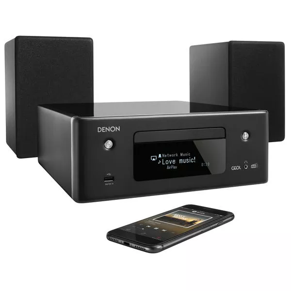 CEOL-N11 Noir 2 x 65 W DAB+, Internetradio, FM Airplay, Bluetooth, lecteur CD, Multiroom, WLAN