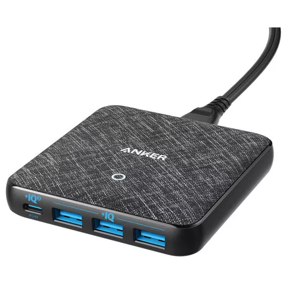 PowerPort Atom III Slim Desktop charger USB-C + USB-A