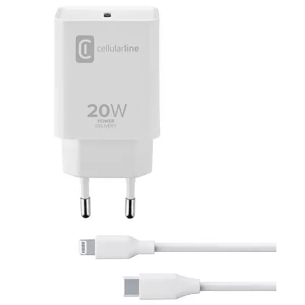 USB-C Charger Kit 20W white