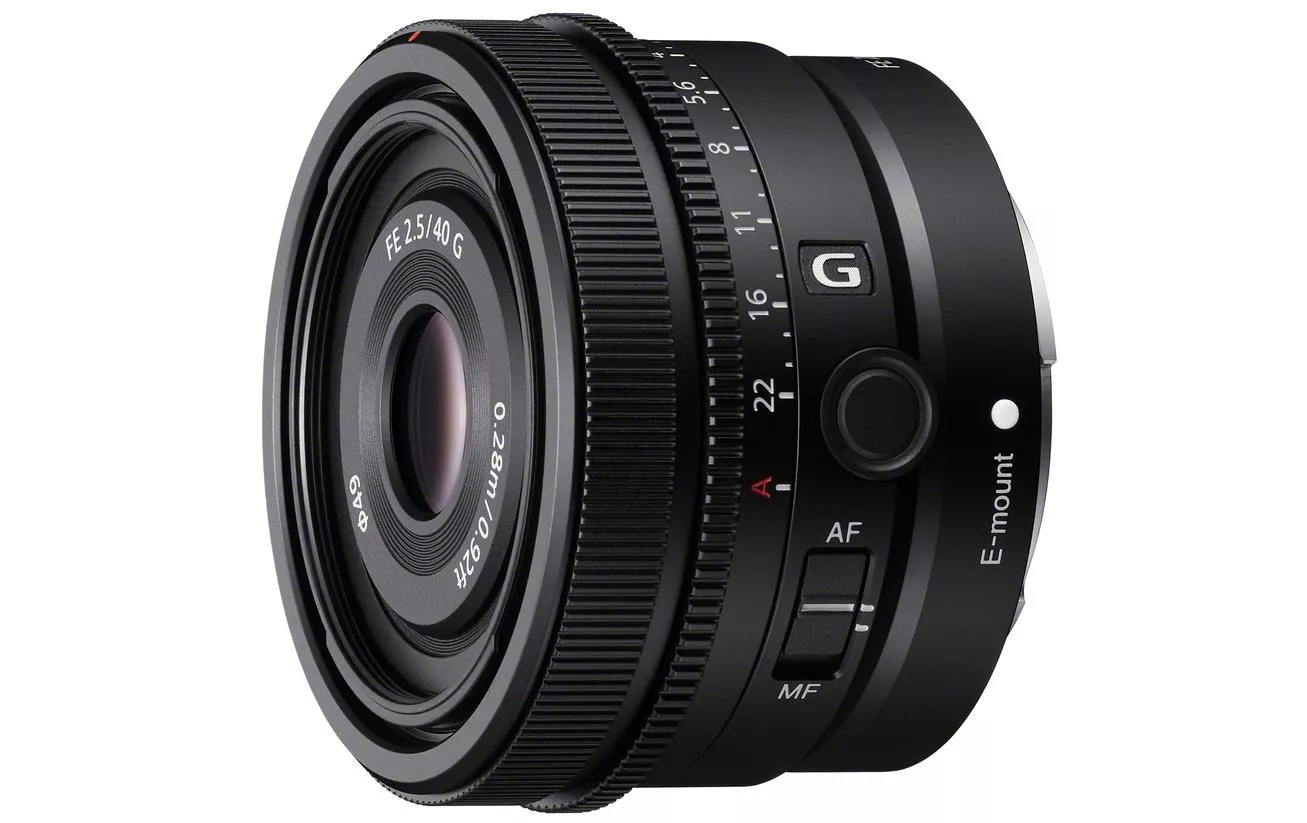 Longueur focale fixe FE 40mm F/2.5 G \u2013 Sony E-Mount