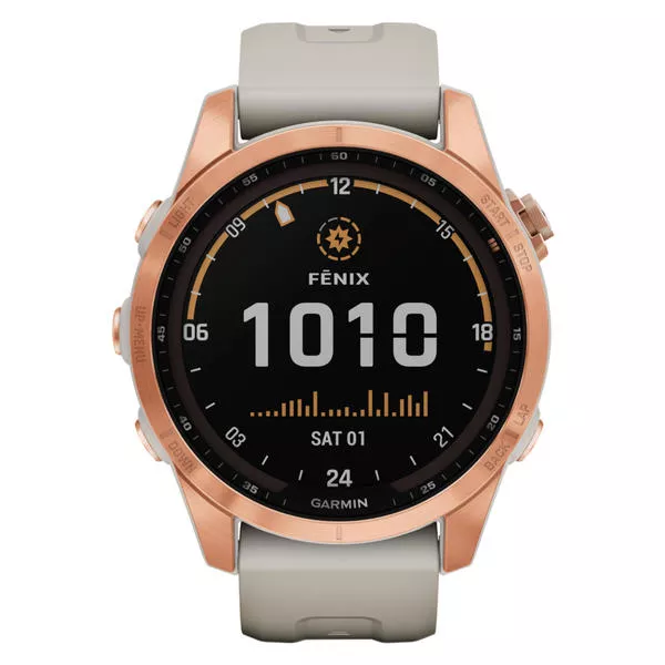 Fenix 7S Solar Rose Gold with Sand Band