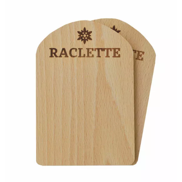 Raclette-Holzuntersetzer