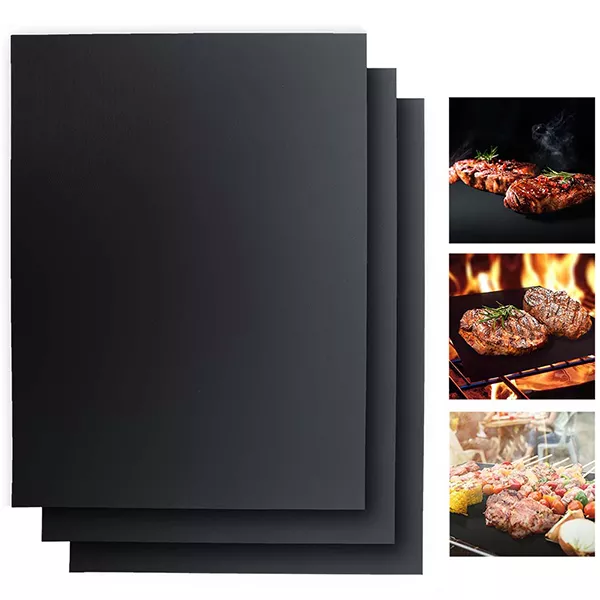 Homava 3Pcs Non-stick BBQ Stuoia per grill 40*33cm