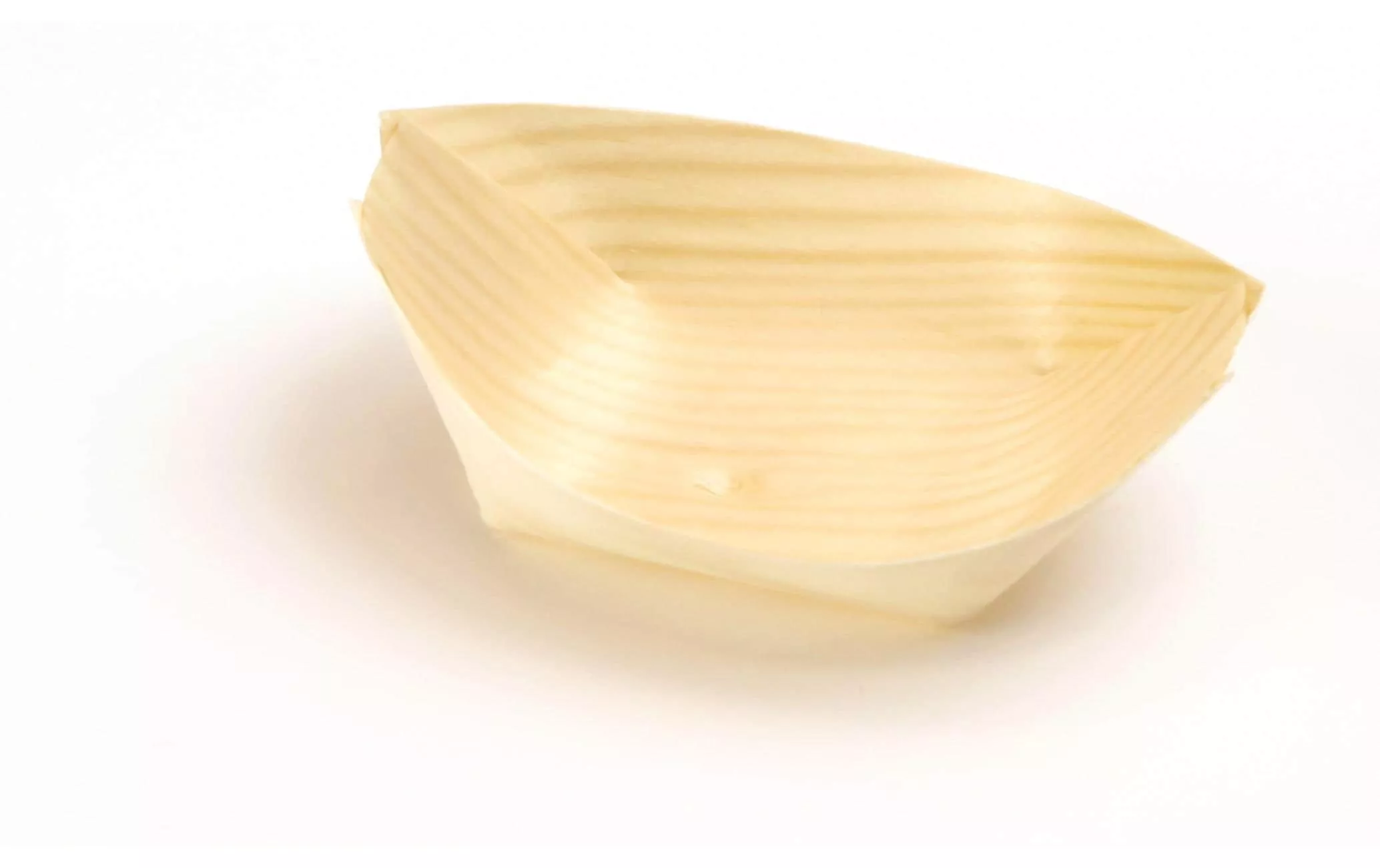 Coupelle à amuse-bouches bateau en bois 4,5 x 8 cm, 100 Pièce/s