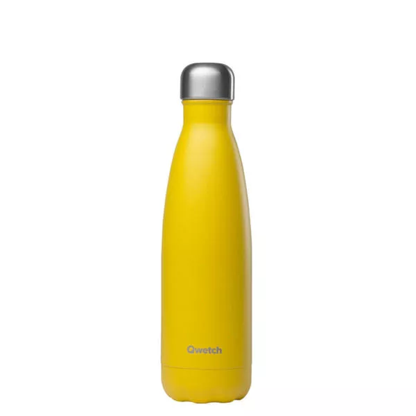 Pop Isolierte Stahlflasche 500ml gelb