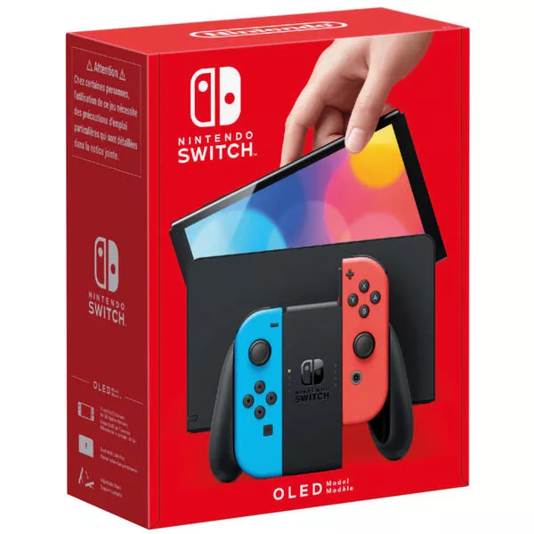 Switch OLED-Modell Rosso neon/Blu neon