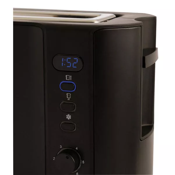 TOAST ADVANCE TOUCH - Elektrischer Toaster mit Digitalanzeige - schwarz