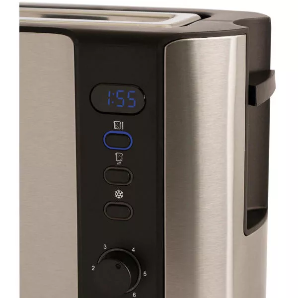 TOAST ADVANCE TOUCH - Elektrischer Toaster mit Digitalanzeige - silber