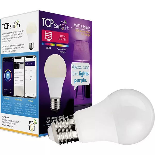 Smart LED-Leuchtmittel E27 RGB Warmweiss