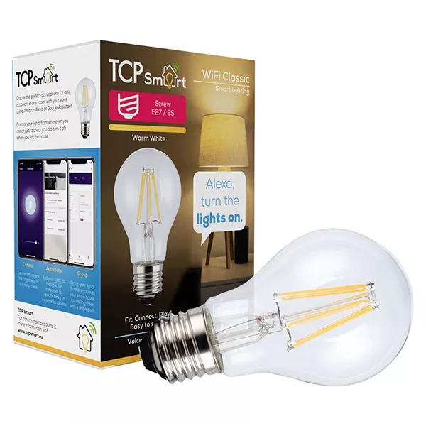 Smart LED-Leuchtmittel E27 Warmweiss
